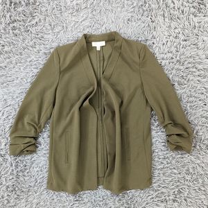 Philosophy Blazer Women's Medium Green Stretch